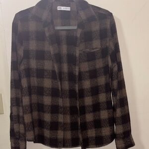 Zara plaid shirt